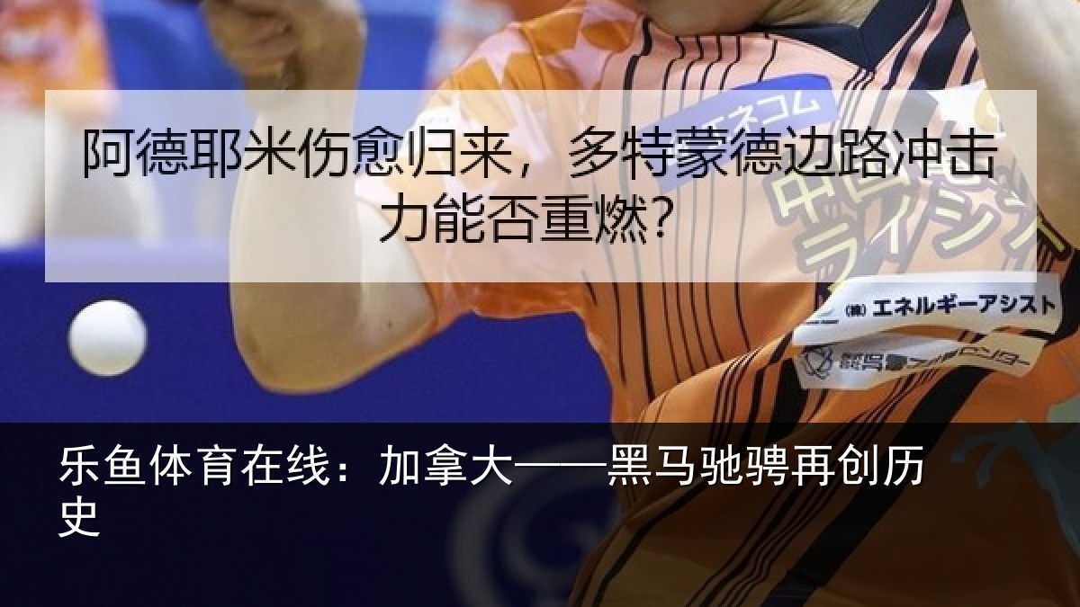 乐鱼体育在线：加拿大——黑马驰骋再创历史